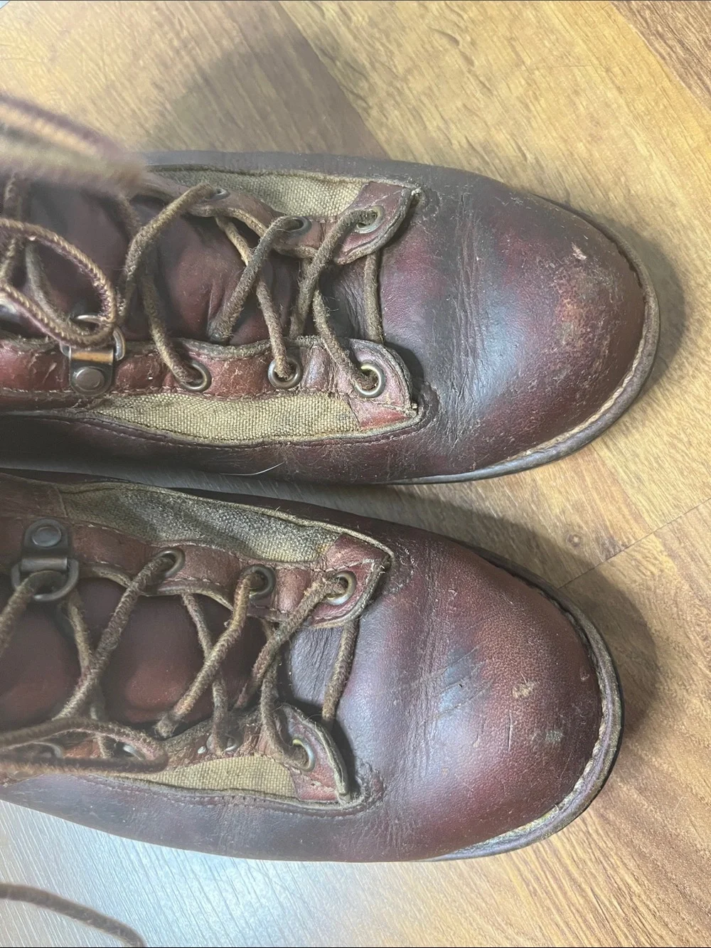 Vintage Danner Cabelas Stitchdown Hunting Boots Size 9.5